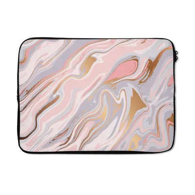 Produktbild von MuchoWow® Laptop Hülle 14 ZollMarmor - Pastell - Abstrakt - Muster Laptoptasche - Laptoptasche - Stoßsicher - Schutzhaube