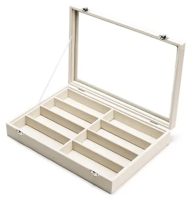 Immagine prodotto di Espositore per occhiali con 8 scomparti, color beige