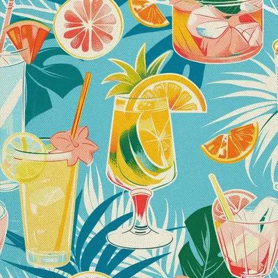 Produktbild von OUTDOOR DEKOSTOFFE OXFORD - Motiv Cocktail | DX8428