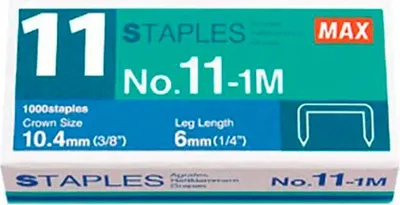 Produktbild von Tronios Heftklammern No. 11-1M 1.000 St.