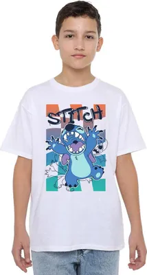 Immagine prodotto di Lilo & Stitch - Maglietta per ragazzi TV20785 (152-158) (Bianco)