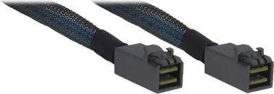 Zdjęcie produktu dla Inter-Tech 1m 2xSFF 8643, 1 m, SFF 8643, SFF 8643, Męska/Męska, Czarny, Niebieski, 50 g
