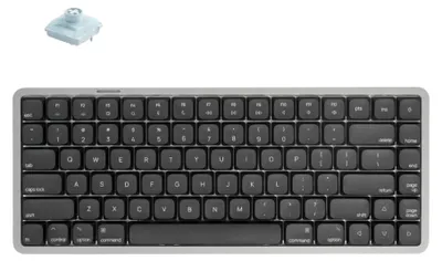 Produktbild von Akko Air 01 Low Profile kabellose mechanische Tastatur mit RGB Ink Black - QWERTY US - Kailh Winter Mini Switch