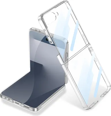 Obrázek produktu pro Pouzdro pro Samsung Galaxy Z Flip 8 Tenké průhledné elektroplátovým pouzdro s integrovanou ochranou displeje Průhledný
