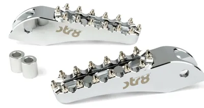 Image de Repose-pieds passager STR8 MX EVO en aluminium CNC RIEJU MRT
