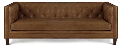 Produktbild von Chesterfield Wohnzimmer Sofa Design Couchen Braun Italienische Stil Möbel Stoff