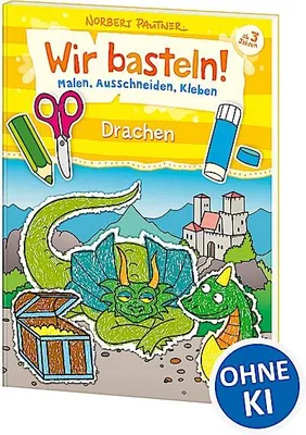 Immagine prodotto di Wir basteln! - Malen, Ausschneiden, Kleben - Drachen