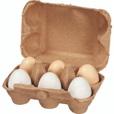 Produktbild von GOKI Holzei im Einleger 6 Stü ck