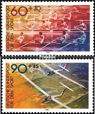 Produktbild von Briefmarken BRD (BR.Deutschland) 1981 Mi 1094-1095 (kompl.Ausgabe) postfrisch Sporthilfe