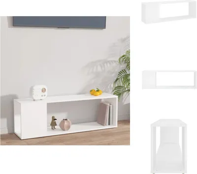 Produktbild von vidaXL TV-Schrank Weiß 100x24x32 cm Holzwerkstoff -  TV-Möbel
