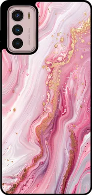 Produktbild von Smartphonica Handytasche geeignet für Motorola Moto G42 mit Marmordruck - TPU zurück Abdeckung Fall Marmor-Design - Pink