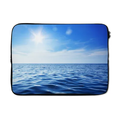 Produktbild von MuchoWow® Laptop Hülle 14 ZollMeer - Sonne - Himmel Laptoptasche - Laptoptasche - Stoßsicher - Schutzhaube
