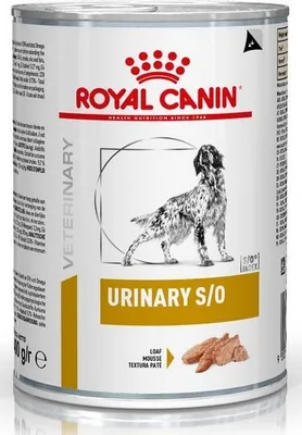 Zdjęcie produktu dla Royal Canin Urinary S/O (can), Dorosły, Kurczak, Kukurydza, Wątróbka, 410 g