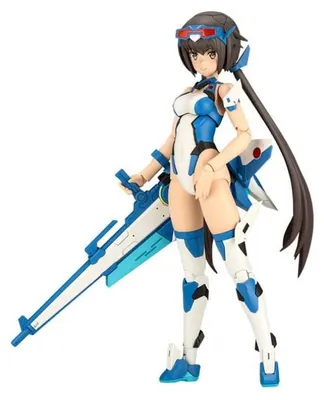 Imagen del producto de Kotobukiya Frame Arms Girl, figura Stylet, traje de baño, versión de color Blue Impulse, kit de modelismo de plástico, 16 cm. Talla única