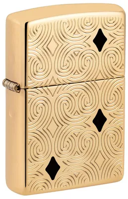 Produktbild von Zippo Geometric Design 60006119 Benzynfeuerzeug Messing