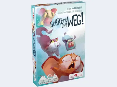 Produktbild von Schreck und Weg! Kartenspiel für 1-8 Spieler ab 8 Jahren