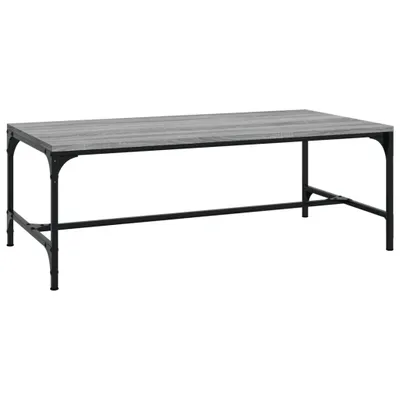 Image de vidaXL Table basse Gris Sonoma 80x50x35 cm Bois composite