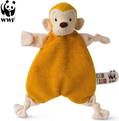 Produktbild von Cub Club - Schmusetuch Mago das Äffchen (gelb, 30cm) für Kleinkinder Affe Schnuffeltuch