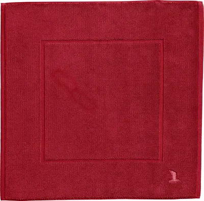 Produktbild von Möve Badteppich Superwuschel" weinrot 60x60 cm"