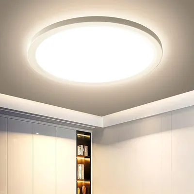 Produktbild von 36W LED Deckenleuchte 3000K Warmweiß Deckenlampe Ø37cm Ultra Dünn für Wohnzimmer Schlafzimmer Küche Büro Flur
