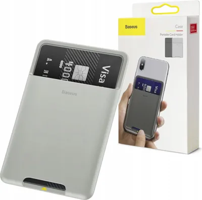 Immagine prodotto di Baseus Custodia autoadesiva per telefono grigio (Ackd-B0G)