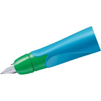 Produktbild von STABILO EASYbirdy Griffstück - Feder A - Rechtshänder - himmelblau + grasgrün