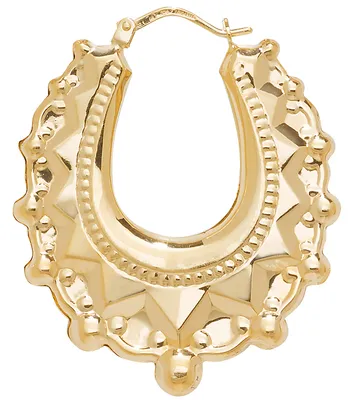 Produktbild von 9 Karat (375) Gold Damen - Paar Creolen - 37mm*31mm; TRS11430