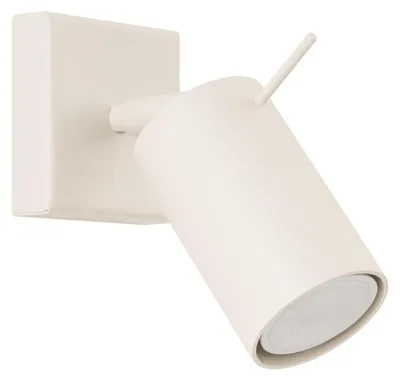 Zdjęcie produktu dla Kinkiet LAGOS beżowy 1xGU10x10W metal wym:8x8x16cm IP20 Sollux Lighting