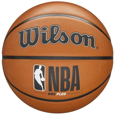 Produktbild von Wilson NBA DRV Plus, Schwarz, Braun, Weiß, Innen & Außen, Muster, Unisex, 1 Stück(e)