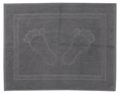 Produktbild von Frottier Duschvorleger Badematte Duschmatte Badvorleger 50x70 cm hochwertig uni einfarbig Füße