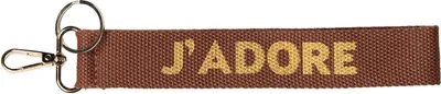 Image de Juleeze JZKC0162 Clé à ouverture Brun 3x1x20 cm Script J'adore