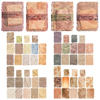 Zdjęcie produktu dla 112 arkuszy papieru do scrapbookingu, dekoracyjne arkusze w stylu vintage, idealne do rękodzieła