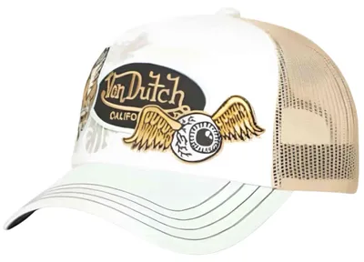 Produktbild von Von Dutch Originals Trucker Cap - PATCHES white