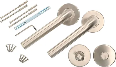 Immagine prodotto di KOTARBAU® Set di rosette 130 mm INOX B Set per WC Universale