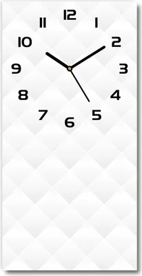 Produktbild von Wanduhr aus Glas – 30x60 cm - Glasbild - Glasuhr - Gehärtetes Glas -Abstraktion Hintergrund