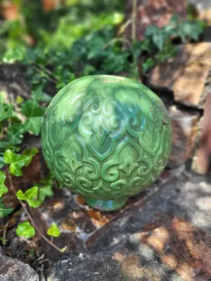 Productafbeelding van Keramische tuinkubus, groen, merk Biagio