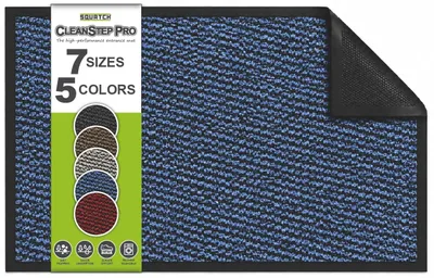 Productafbeelding van Wasbare Deurmat voor Binnen (Blauw, 40x60cm)