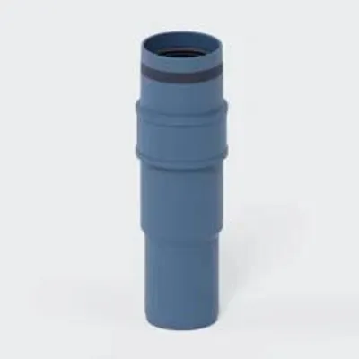 Produktbild von Poloplast Langmuffe, POLO-KAL XS, 40mm, gerade, Steckmuffe, PP-MD, schalldämmend, blau, 1 Stk.