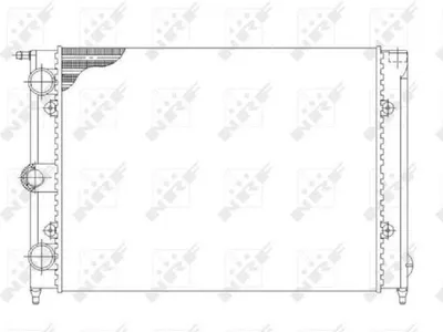 Obrázek produktu pro Kühler, Motorkühlung NRF 58697