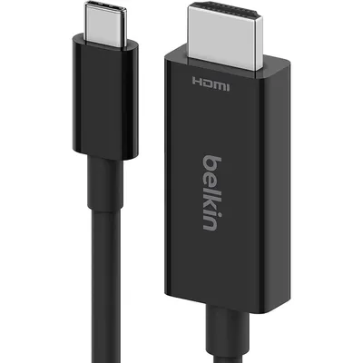 Produktbild von Belkin AVC012bt2MBK, 2 m, USB Typ-C, HDMI, Männlich, Männlich, Gerade