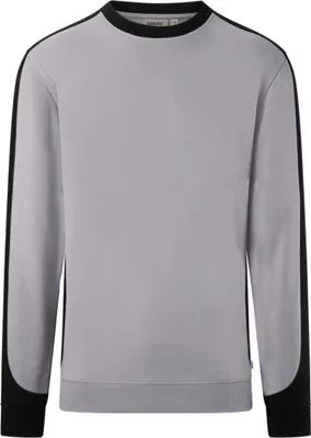 Immagine prodotto di HAKRO Felpa a contrasto MIKRALINAR® ECO 549, titan/schwarz, S