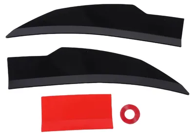Produktbild von Auto-Heckspoiler, universell, 117–128 cm, verstellbar, starke Haftung, Deckelflügel, glänzend schwarz, rot
