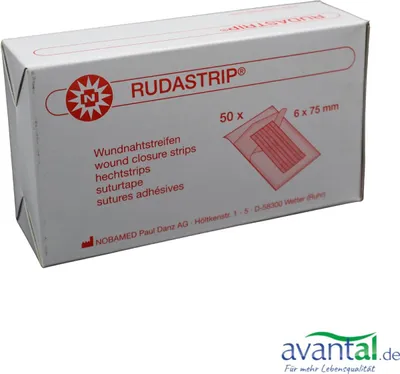 Produktbild von NOBA Rudastrip Wundnahtstreifen 6 mm x 75 mm