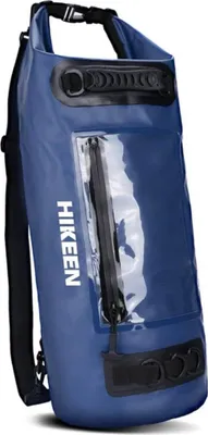 Produktbild von BOOSTEADY Dry Bag 20L, wasserdicht, IPX7, mit 3 D-Ringen, Reißverschluss, Touchscreen, ideal für Kajak, Boot, Camping, Strand.