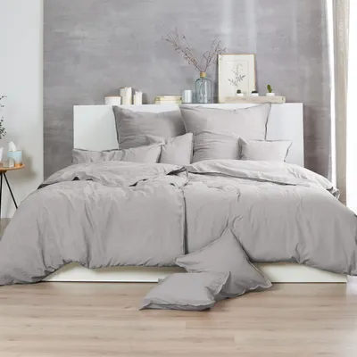 Produktbild von Vario Bettwäsche Renforce, Stone washed blassrose, 200 x 200 cm