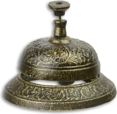 Produktbild von Eine Hotelglocke aus Gusseisen Replikat Retro Design Dekoration