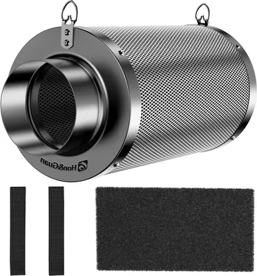 Productafbeelding van Actieve Koolstoffilter 100mm x 300mm voor Kweekruimte Ventilatie en Luchtreiniging