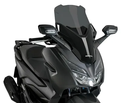Produktbild von Windschild Puig V-Tech Line Sport-Scheibe 415 x 395 mm mit ABE für Honda Forza 300, Forza 125 Bj. 2018 - 2020