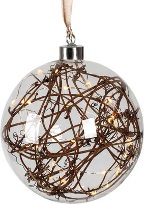 Produktbild von Star Trading Glaskugel"Glow", 30 warmwhite LED, ca. 14x15 cm,