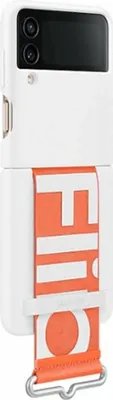 Image de Etui Samsung Ef-Gf721Twegww Z Flip 4 Biały/White Silicone Cover Strap